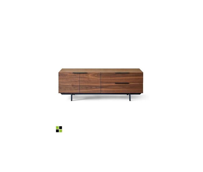 Mueble TV - Modelo MARTIN - MDF - Patas y Tiradores Metal Negro