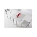 Mesa de Cocina Rectangular Extensible RIBETA 40x80 Mesa de Cocina Rectangular Extensible RIBETA 40x80 Blanco
