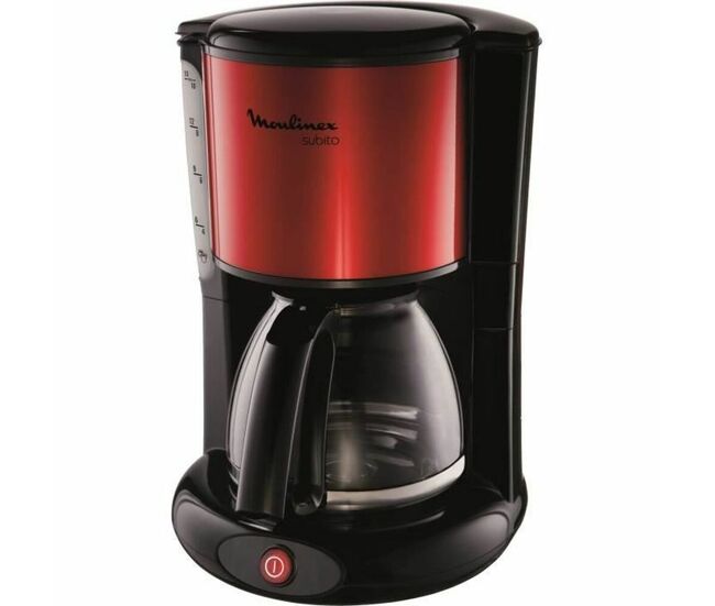 Cafetera eléctrica moulinex fg360d11 rojo 1000 w