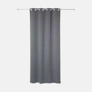Cortinas Atmosphera Opaco Cinzento Poliéster 2 Unidades (135 x 240 cm)