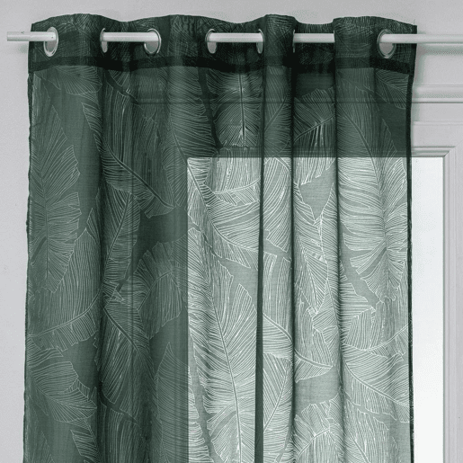 Cortina Atmosphera VOILAGE DEBO Poliéster Verde (140 x 240 cm)
