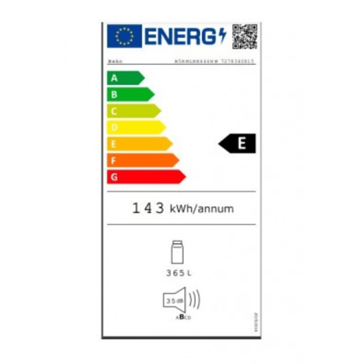 Frigorífico BEKO B5RMLNE444HW (185 x 60 cm)