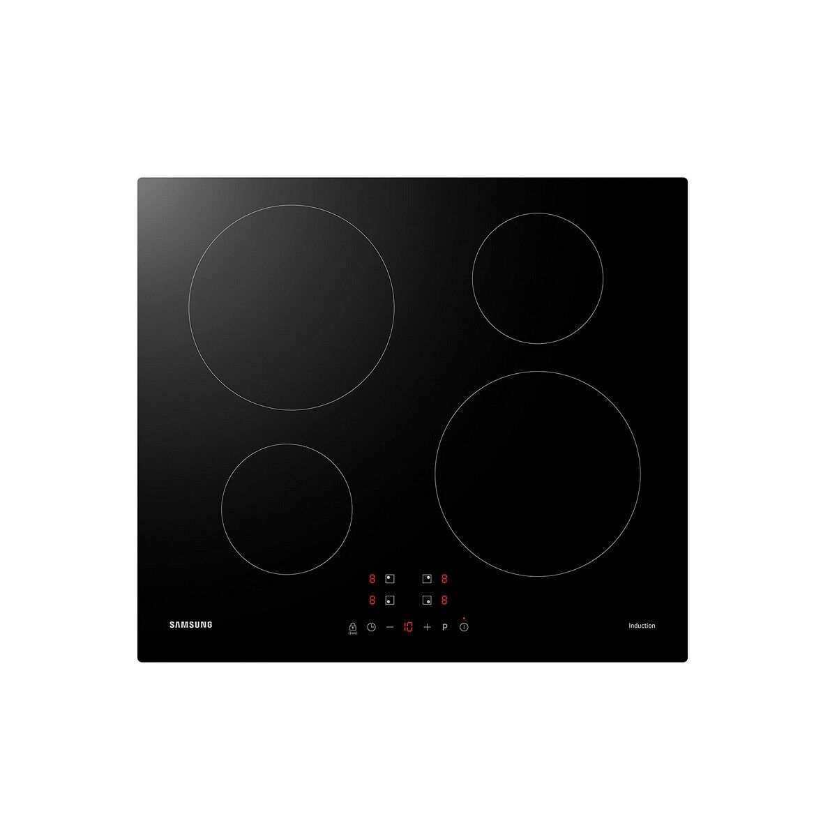 Placa de inducción samsung nz64m3nm1bb/ur 60 cm 7200 w