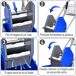 Cubo de Fregona Plástico PP, Metal HOMCOM Cubo de Fregona Plástico PP, Metal HOMCOM Azul