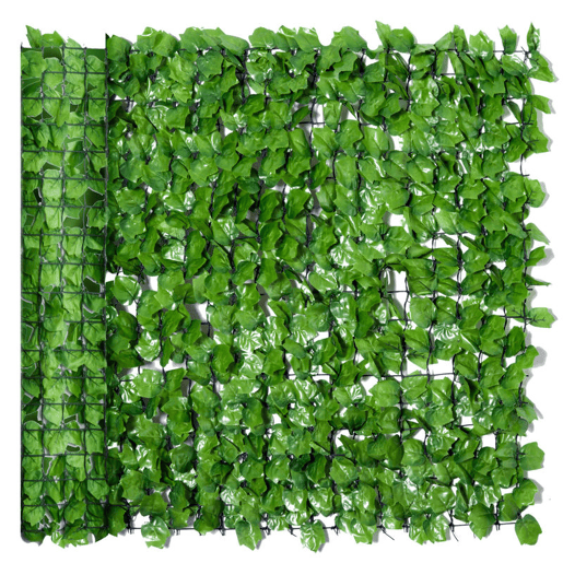 Outsunny Vedação Artificial em Rolo 3m Vedação de Privacidade para Balcão Jardim Exterior Planta Decorativa de Parede PE Verde Outsunny Vedação Artificial em Rolo 3m Vedação de Privacidade para Balcão Jardim Exterior Planta Decorativa de Parede PE Verde