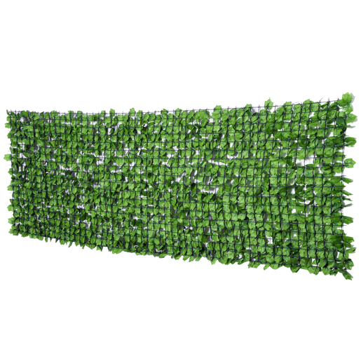Outsunny Vedação Artificial em Rolo 3m Vedação de Privacidade para Balcão Jardim Exterior Planta Decorativa de Parede PE Verde Outsunny Vedação Artificial em Rolo 3m Vedação de Privacidade para Balcão Jardim Exterior Planta Decorativa de Parede PE Verde