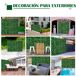 Artificial en Rollo PE Outsunny, terraza y jardín - jardinería Artificial en Rollo PE Outsunny, terraza y jardín - jardinería Verde