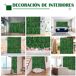 Artificial en Rollo PE Outsunny, terraza y jardín - jardinería Artificial en Rollo PE Outsunny, terraza y jardín - jardinería Verde