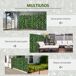 Artificial en Rollo PE Outsunny, terraza y jardín - jardinería Artificial en Rollo PE Outsunny, terraza y jardín - jardinería Verde