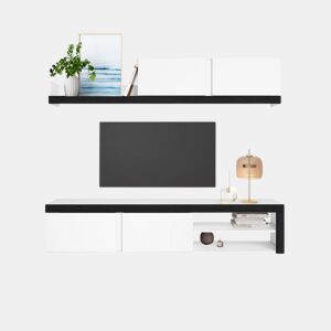 Axis 180 Lounge Branco - Cinza 180 x 37 x 40 cm