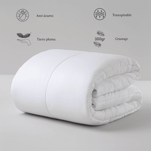Colcha Nórdica Cheio 350 Gr Cama 180200 cm Branco
