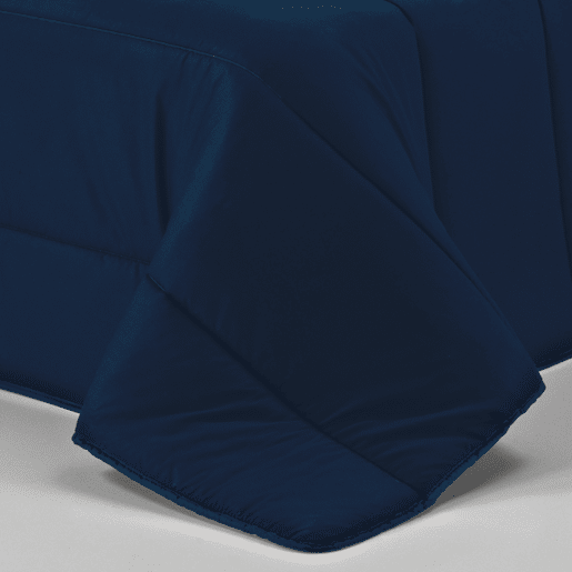 Edredom 300gr Bicolor Cama Reversível 150cm Aqua  Turquesa