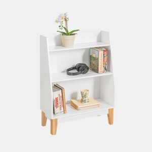 Estante de livros para crianças com 3 prateleiras KMB47-W SoBuy