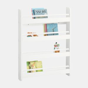 Estante para crianças com 4 prateleiras KMB08-K-W SoBuy