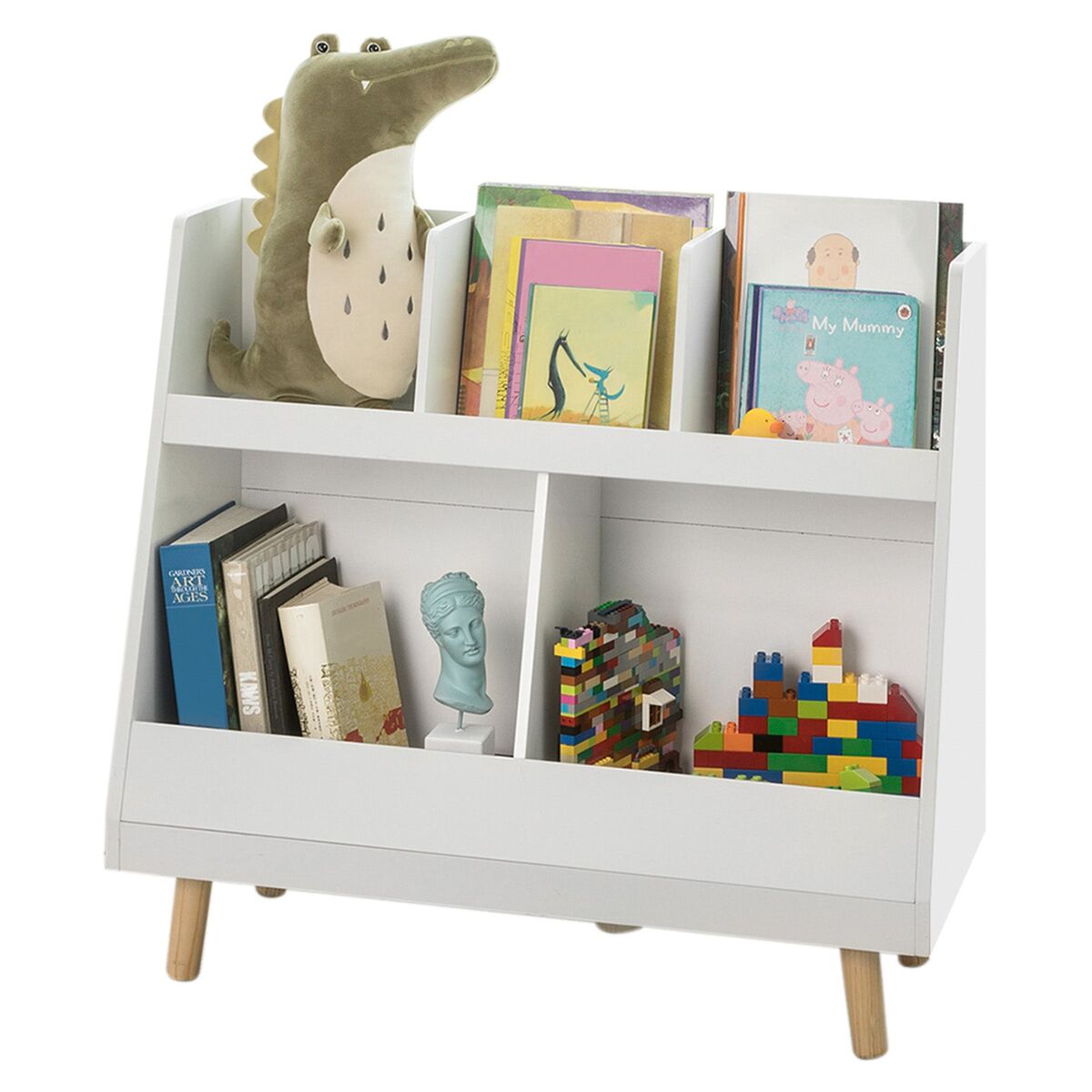 Librería Infantil para niños KMB19-W SoBuy