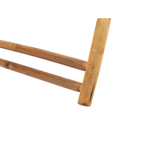 Conjunto de 2 cadeiras de praia dobráveis ATRANI Madeira de bambu Creme claro