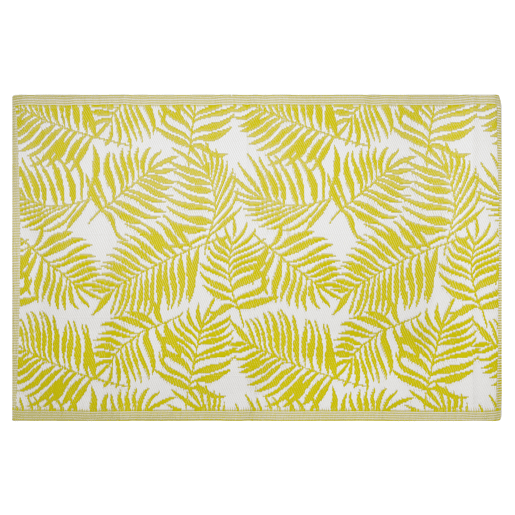 Tapete de exterior KOTA Amarelo 120 x 180 cm Reversível