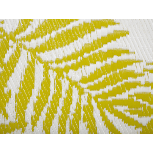 Tapete de exterior KOTA Amarelo 120 x 180 cm Reversível