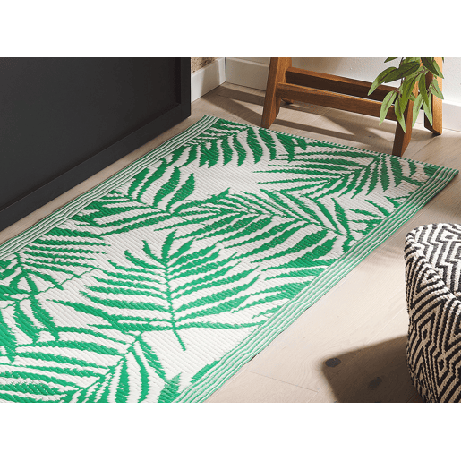 Tapete de exterior KOTA Verde 60 x 105 cm Reversível