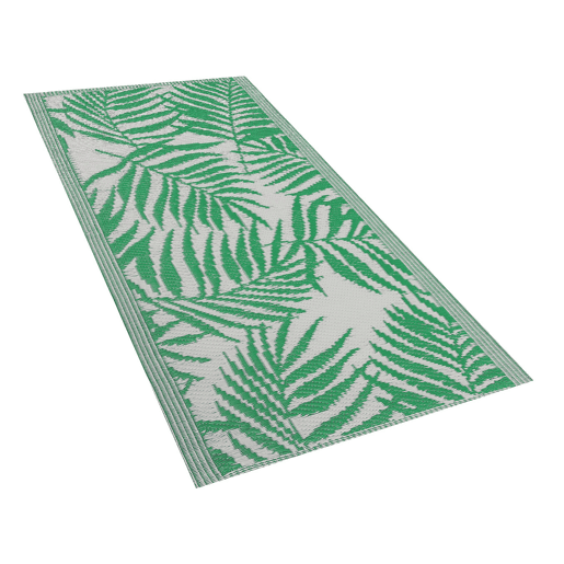 Tapete de exterior KOTA Verde 60 x 105 cm Reversível