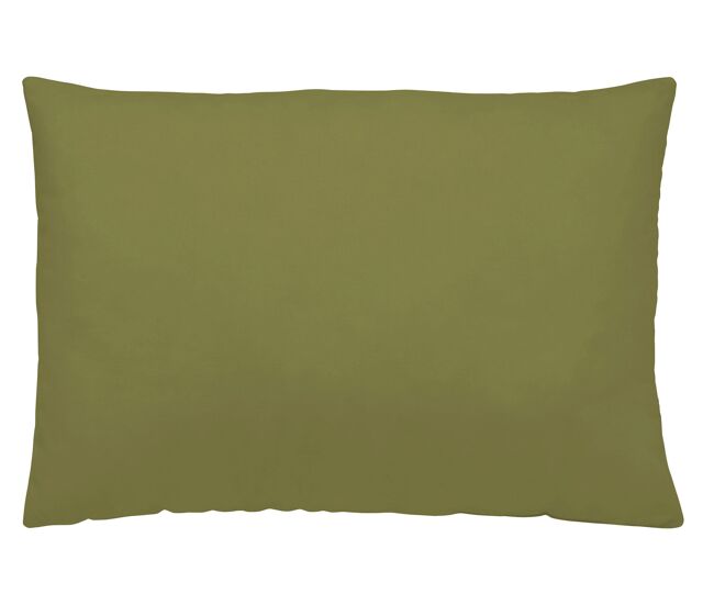 Funda de almohada verde oliva 45x110 cm