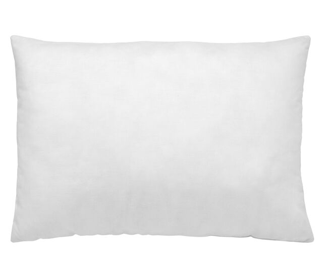 Funda de almohada blanco 45x155 cm