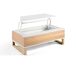 Mesa de Centro Rectangular - Modelo ROYAL Mesa de Centro Rectangular - Modelo ROYAL Natural/ Blanco