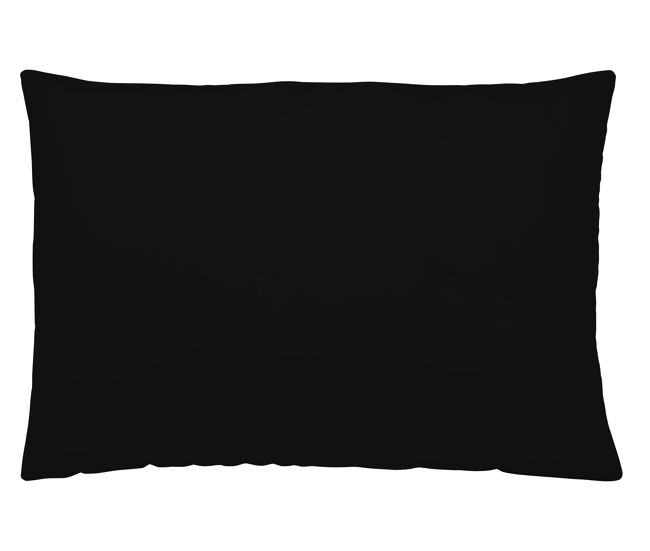 Funda de almohada negro 45x90 cm