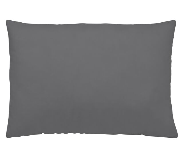 Funda de almohada gris 45x155 cm