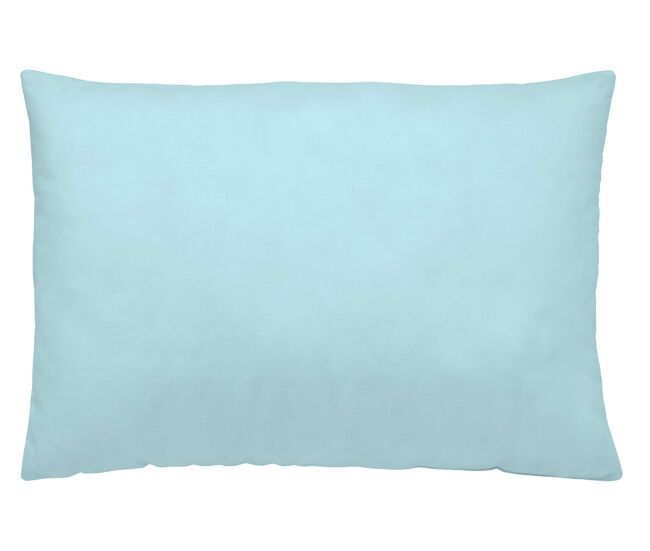 Funda de almohada azul mar 45x90 cm