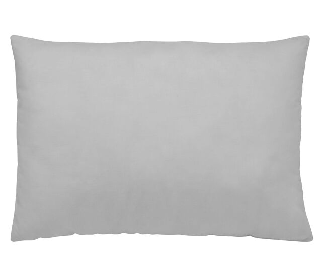 Funda de almohada gris palido 45x110 cm