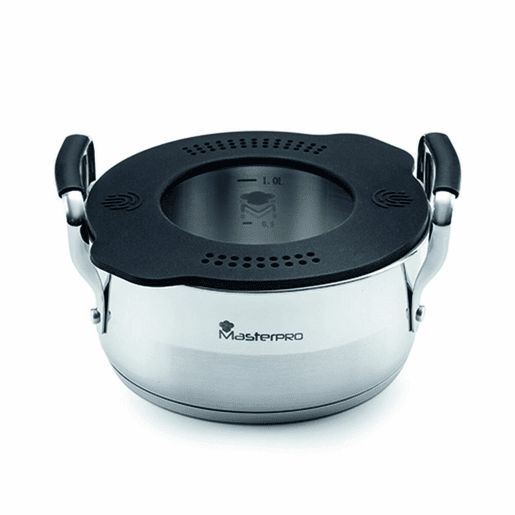 Caçarola Masterpro BGEU-3777 Ø 16 cm Aço inoxidável Alumínio