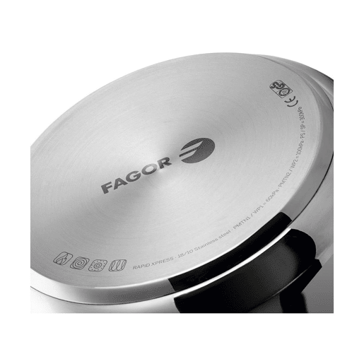 Panela Express FAGOR Aço inoxidável 4 L Aço inoxidável 1810 Panela Express FAGOR Aço inoxidável 4 L Aço inoxidável 1810