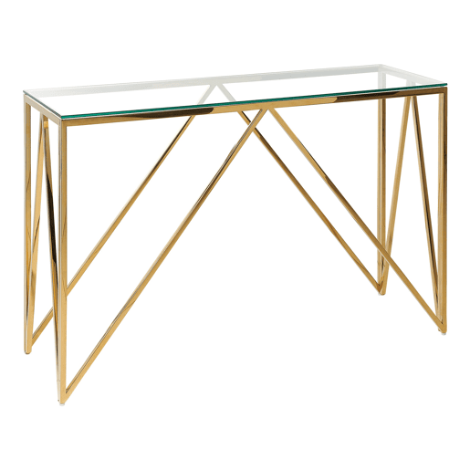 Consola WESO Vidro de segurança (temperado) Dourado