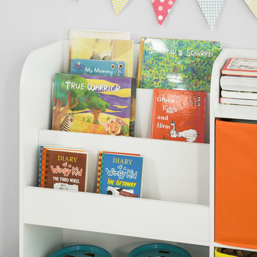 Organizador de brinquedos com 2 caixas KMB37-W SoBuy