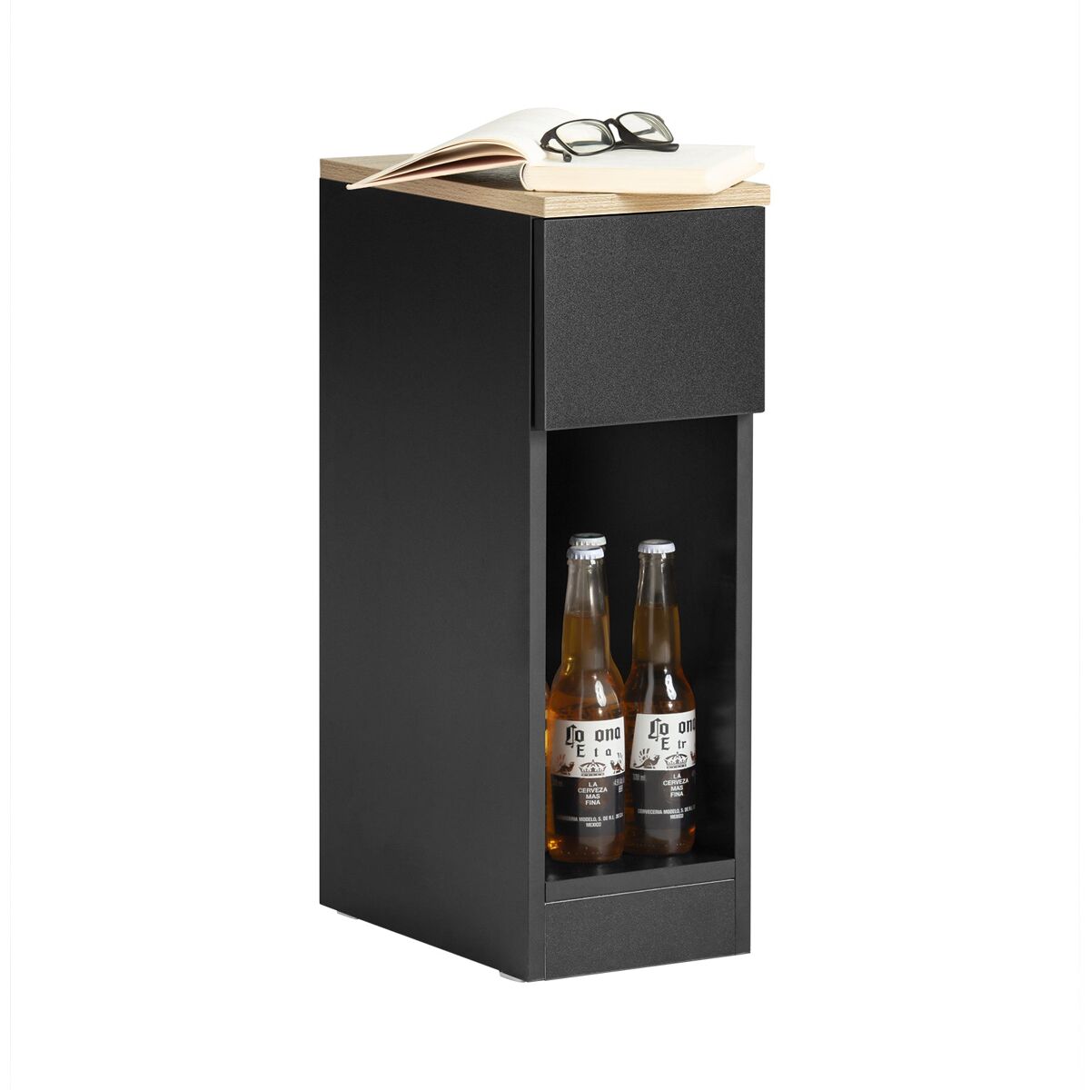 Mesita de Noche con 1 Cajón FBT111-SCH SoBuy