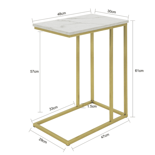 Mesa de apoio para sofá FBT87-G SoBuy