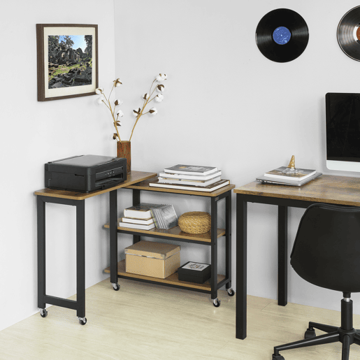 SoBuy Mesa de apoio em forma de 133 x 69 x 30 cm FWT83-PF