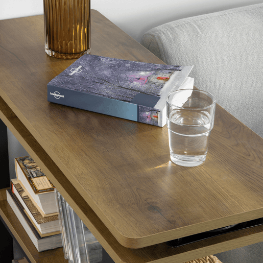 SoBuy Mesa de apoio em forma de 133 x 69 x 30 cm FWT83-PF