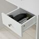 Mesa de Escritorio con un cajón y 4 estantes FWT35-W SoBuy Mesa de Escritorio con un cajón y 4 estantes FWT35-W SoBuy Blanco