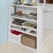 Mesa de Escritorio con un cajón y 4 estantes FWT35-W SoBuy Mesa de Escritorio con un cajón y 4 estantes FWT35-W SoBuy Blanco