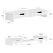 Elevador del Monitor Ajuste de Ancho BBF04-W SoBuy Elevador del Monitor Ajuste de Ancho BBF04-W SoBuy Blanco