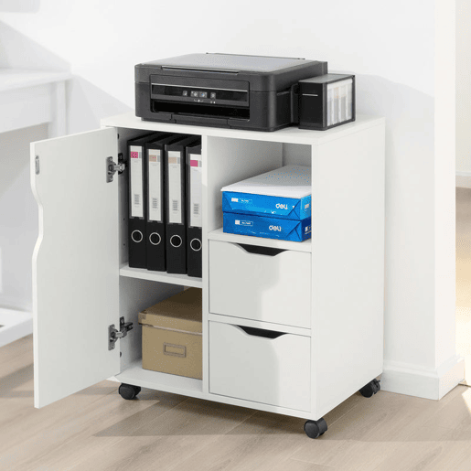 SoBuy Suporte para impressora para armário de arquivo de escritório FBT105-W