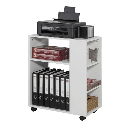 Mesa de apoio com rodas FBT68-W SoBuy