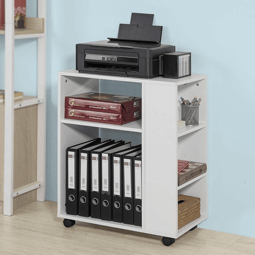 Mesa de apoio com rodas FBT68-W SoBuy