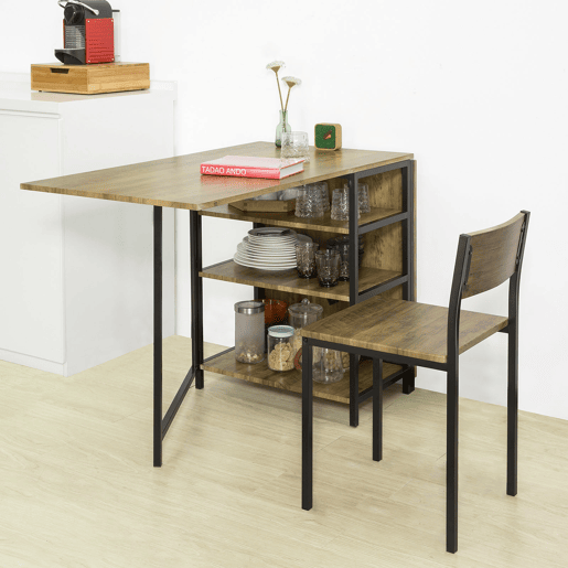 Mesa de arrumação dobrável para sala de jantar FWT62-N SoBuy
