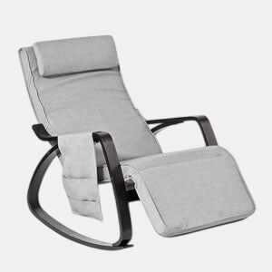 Cadeira de baloiço Relax Poltrona Design FST20-HG SoBuy