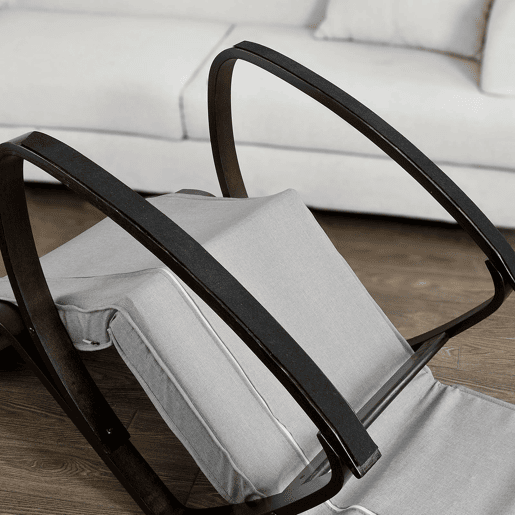 Cadeira de baloiço Relax Poltrona Design FST20-HG SoBuy