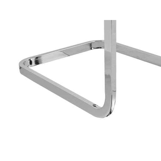 Conjunto de 2 cadeiras de jantar GREEDIN Pele sintética Branco