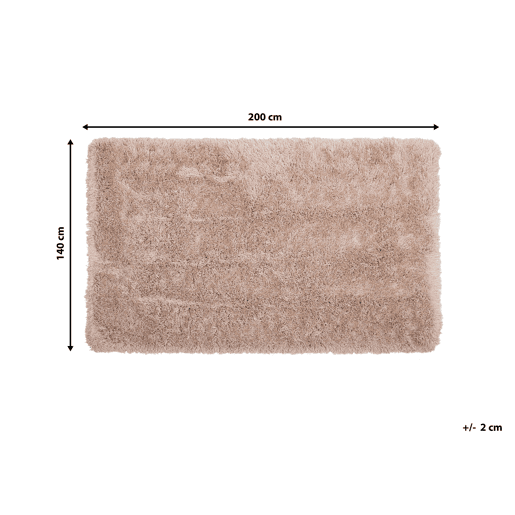 Tapete felpudo CIDE Creme 140 x 200 cm